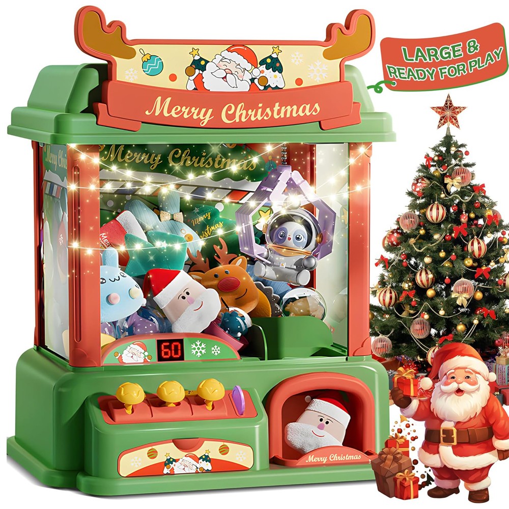 Christmas Claw Machine For Kid - Arcade Games Vending reseña y precio