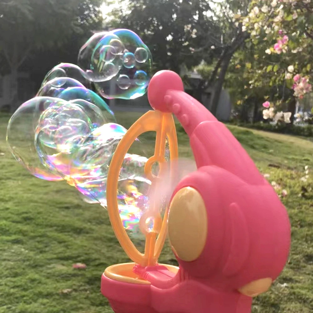 Automatic Bubble Gun Blowing E - Bubble Gum Machine reseña y precio