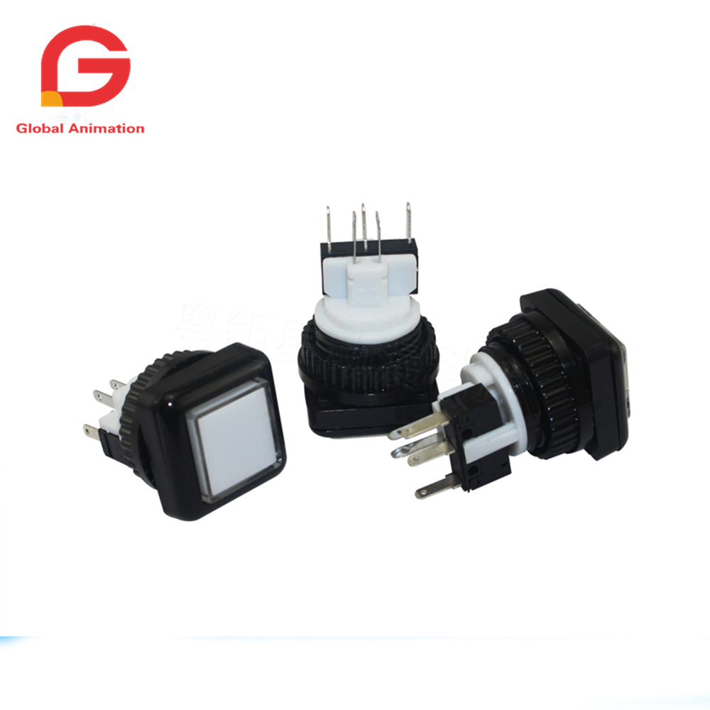 Square Video Game Push Button, - Arcade Button Pcb reseña y precio