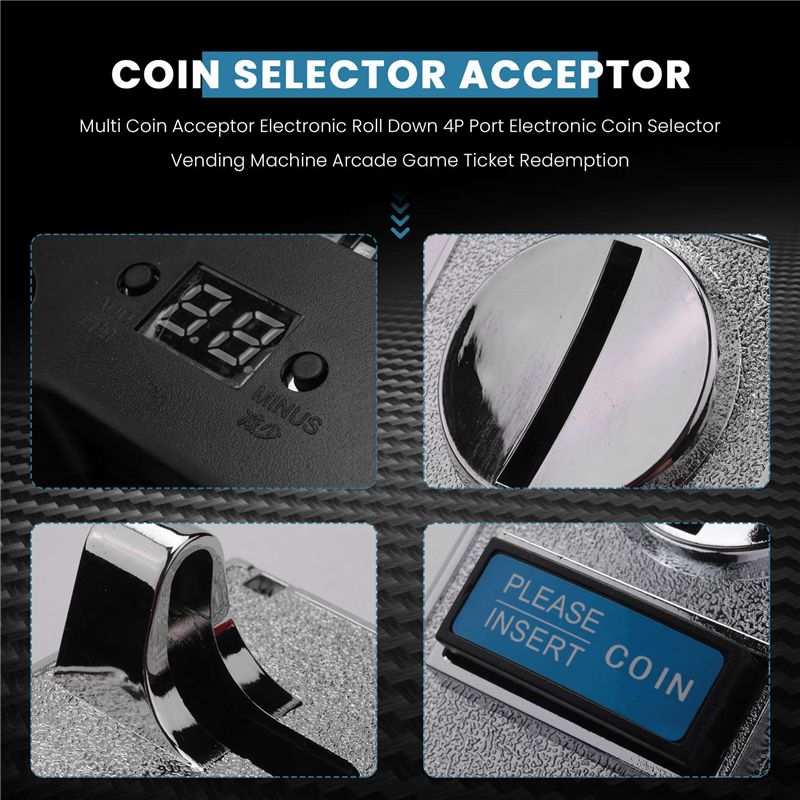 Multi Coin Acceptor Electronic - Ticket Redemption Machine reseña y precio