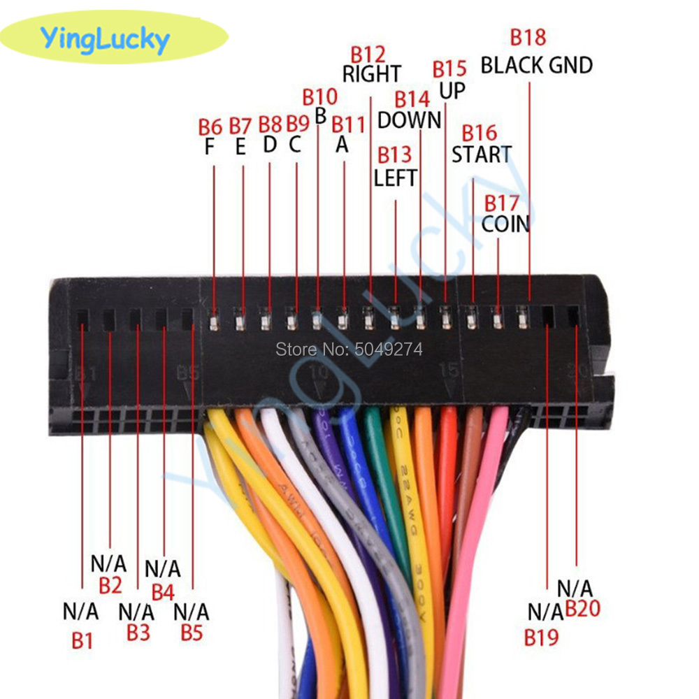 Arcade Cabinet 40-pin Wire Har - Arcade Game Cabinet reseña y precio