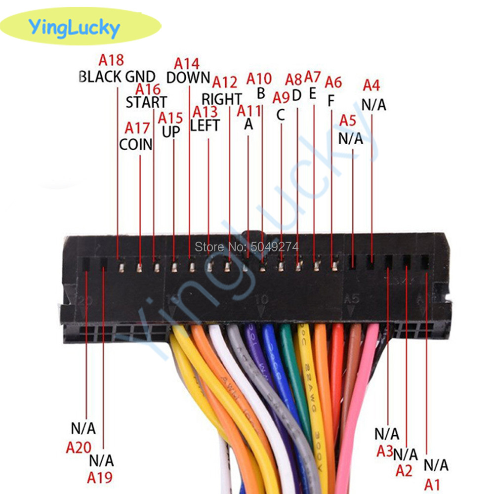 Arcade Cabinet 40-pin Wire Har - Arcade Game Cabinet reseña y precio