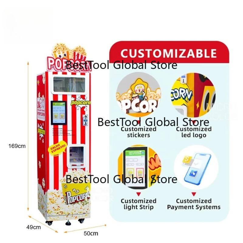 Hot-Selling  Popular Popcorn M - Popcorn Vending Machine reseña y precio