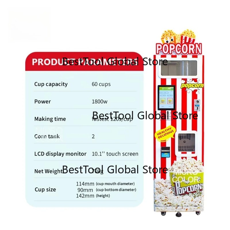 Hot-Selling  Popular Popcorn M - Popcorn Vending Machine reseña y precio