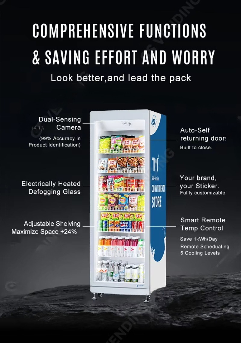 FOODLINE Customized Vending AI - Open Vending Machine reseña y precio