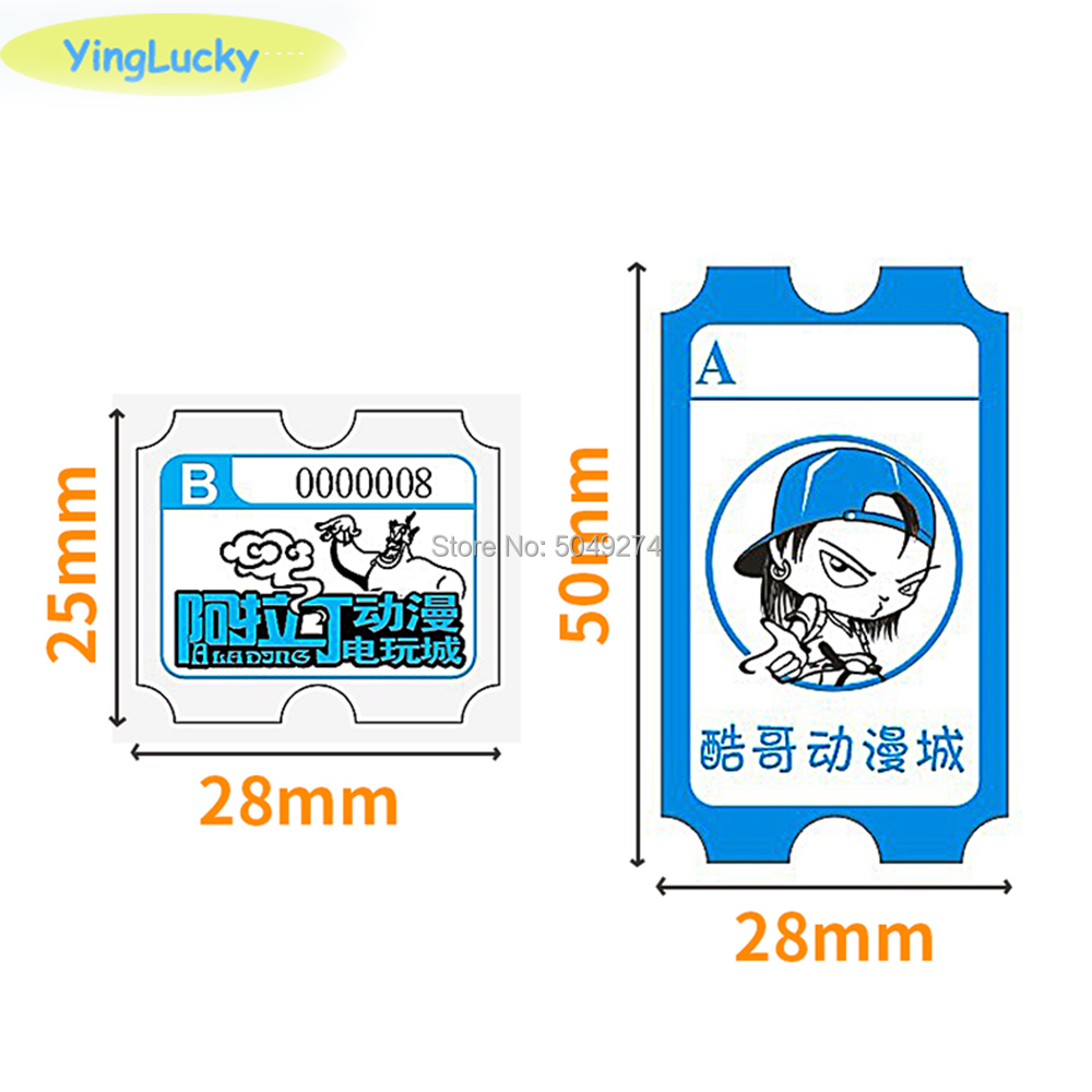 yinglucky 2000 pcs/lot lottery - Ticket Redemption Machine reseña y precio