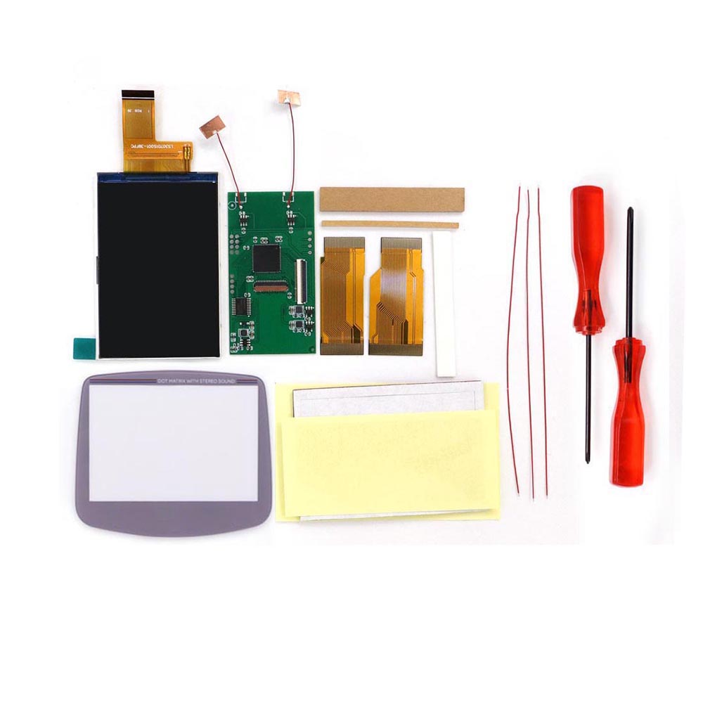 For GBA V5 Drop in Backlight L - Lcd Screen Arcade reseña y precio