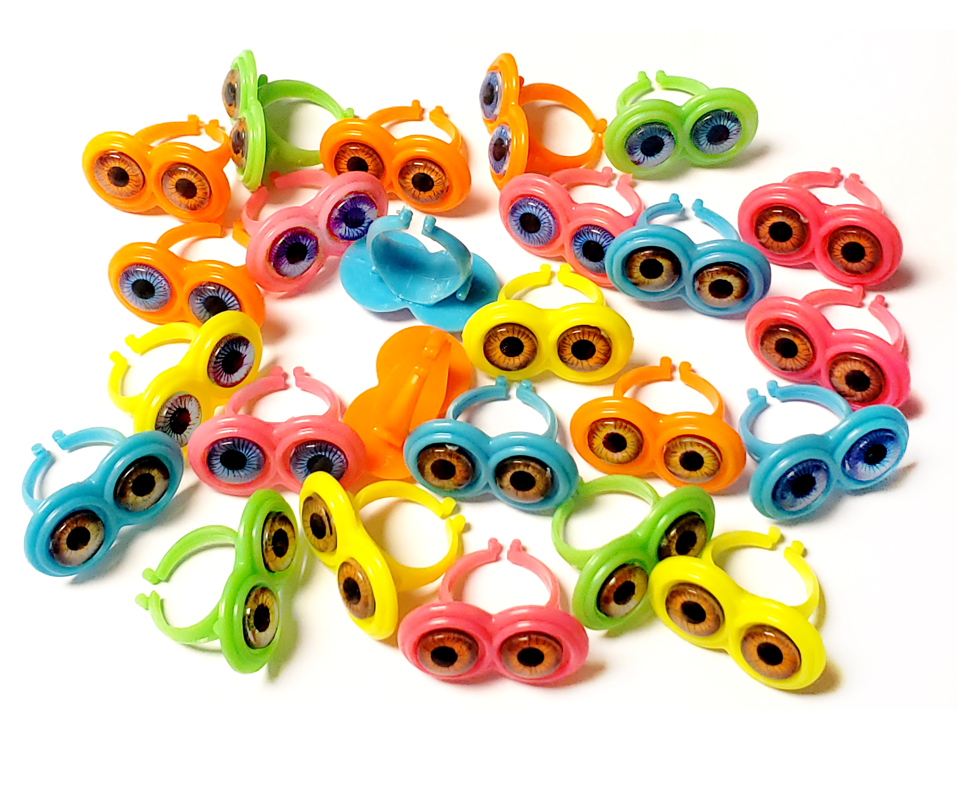 8 pcs MOVING eye RINGS GIRL'S  - Vending Game reseña y precio