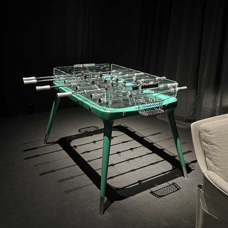 Light Luxury Glass Foosball Ta - Foosball Table Commercial reseña y precio