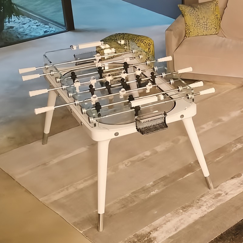 Light Luxury Glass Foosball Ta - Foosball Table Commercial reseña y precio