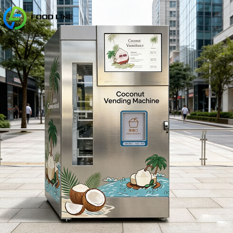 Fresh Coconut Vending Machine  - Open Vending Machine reseña y precio