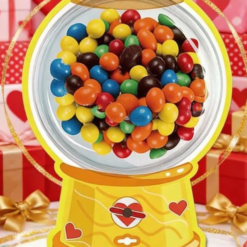 18/36 Pcs DIY Valentines Candy - Bubble Gum Machine reseña y precio