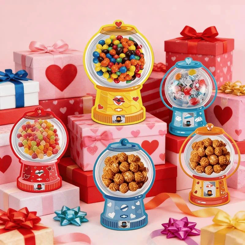 18/36 Pcs DIY Valentines Candy - Bubble Gum Machine reseña y precio