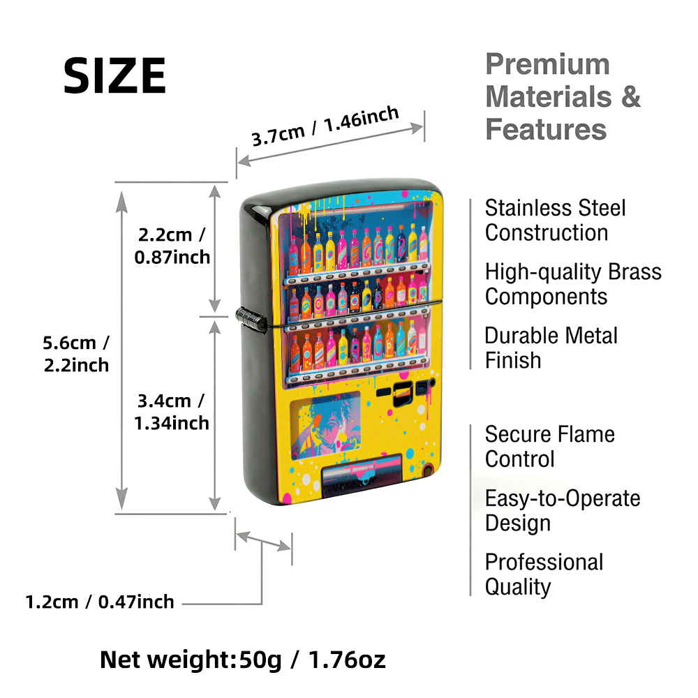 Pop Art Vending Machine Flip T - Arcade Style Vending Machine reseña y precio