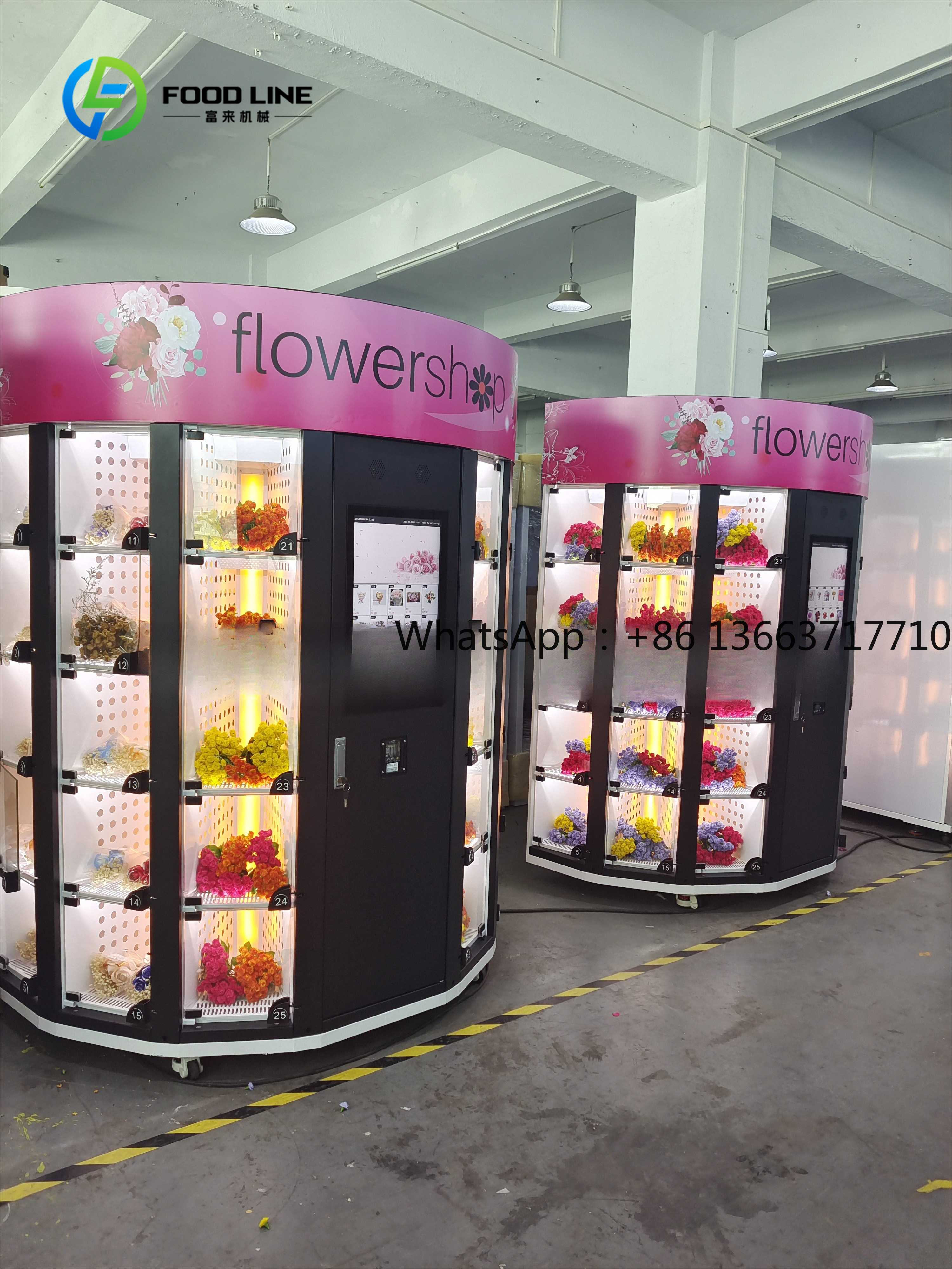 Elegant Design Flower Vending  - Popcorn Vending Machine reseña y precio