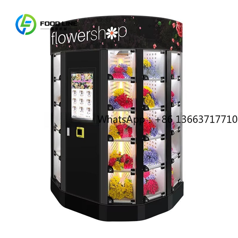 Elegant Design Flower Vending  - Popcorn Vending Machine reseña y precio