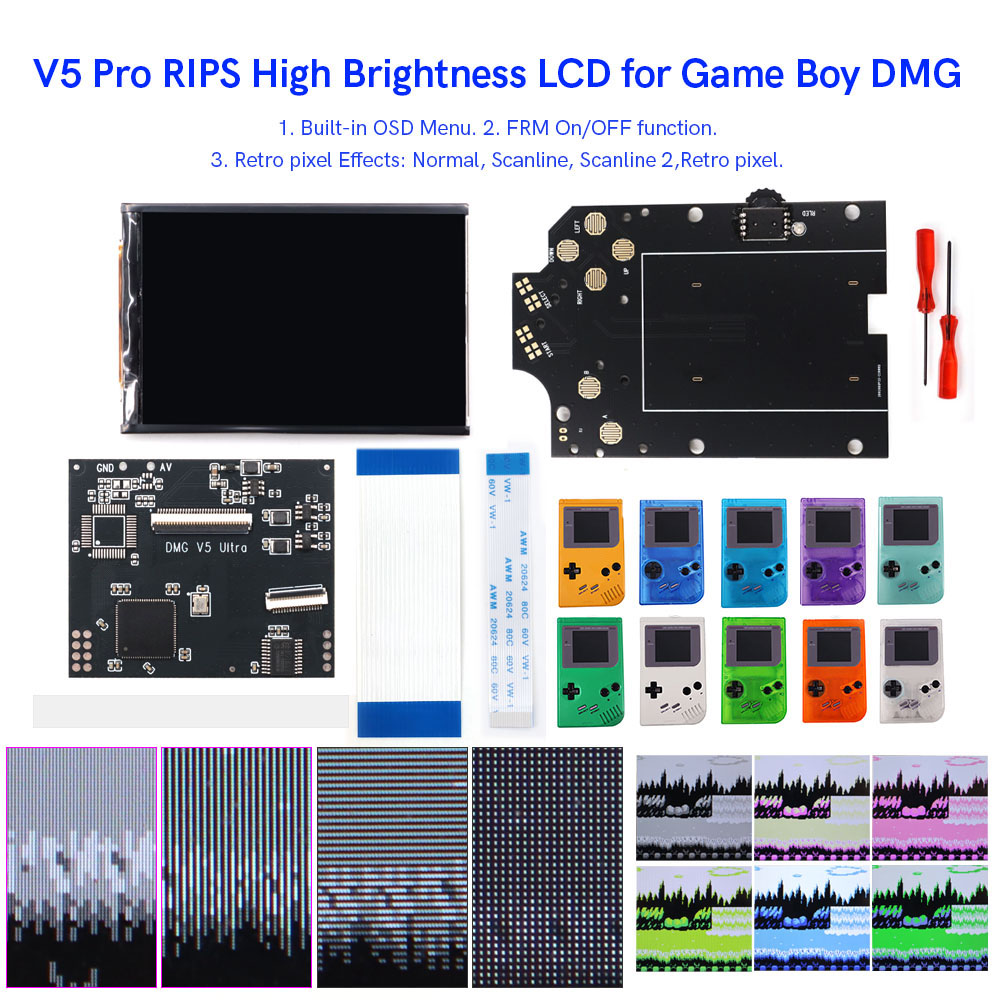 HISPEEDIDO For GB Dmg V5 Pro 3 - Lcd Screen Arcade reseña y precio