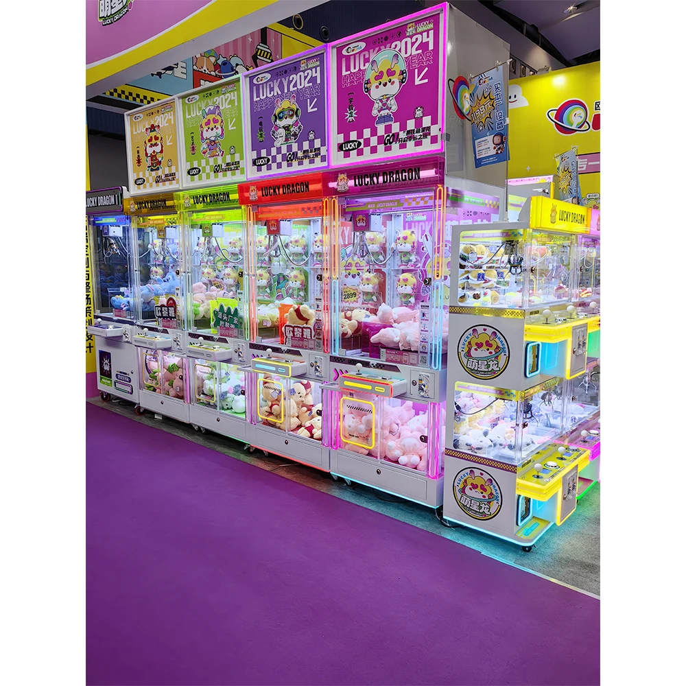 #New Colorful Claw Machine Luc - Arcade Toy Claw Vending Machine reseña y precio