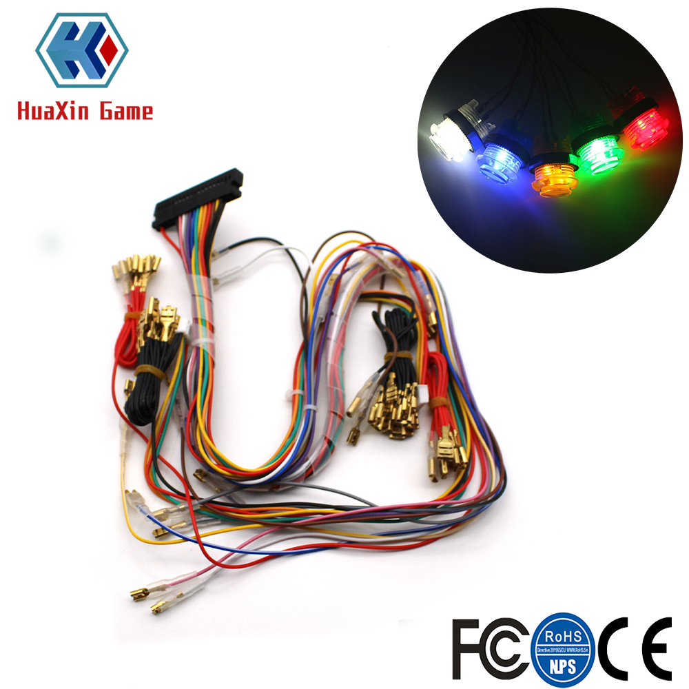 Arcade 40 Pin Cabinet Wire Har - Arcade Button Pcb reseña y precio