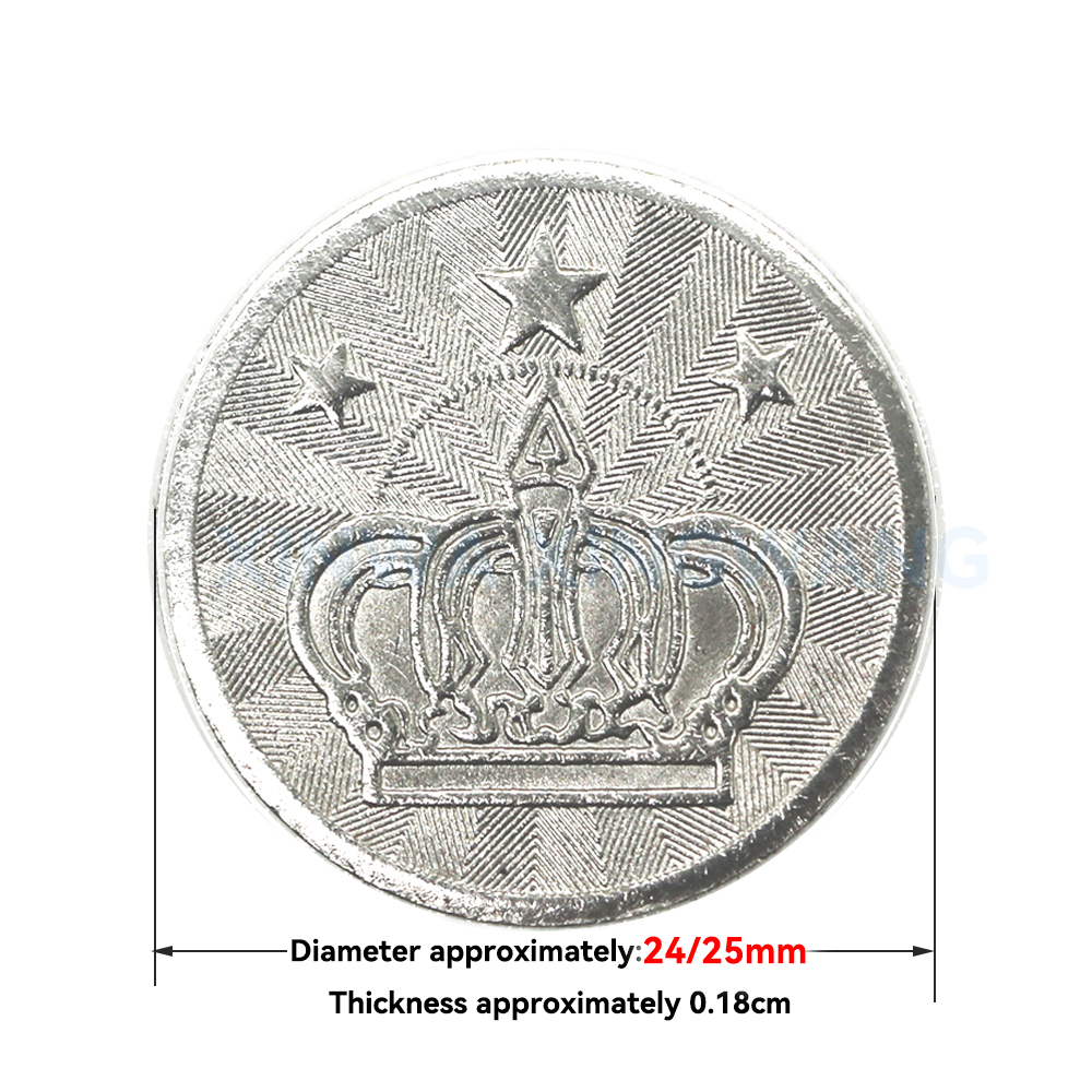 100PCS  Coins Tokens Stainless - Arcade Games Vending reseña y precio