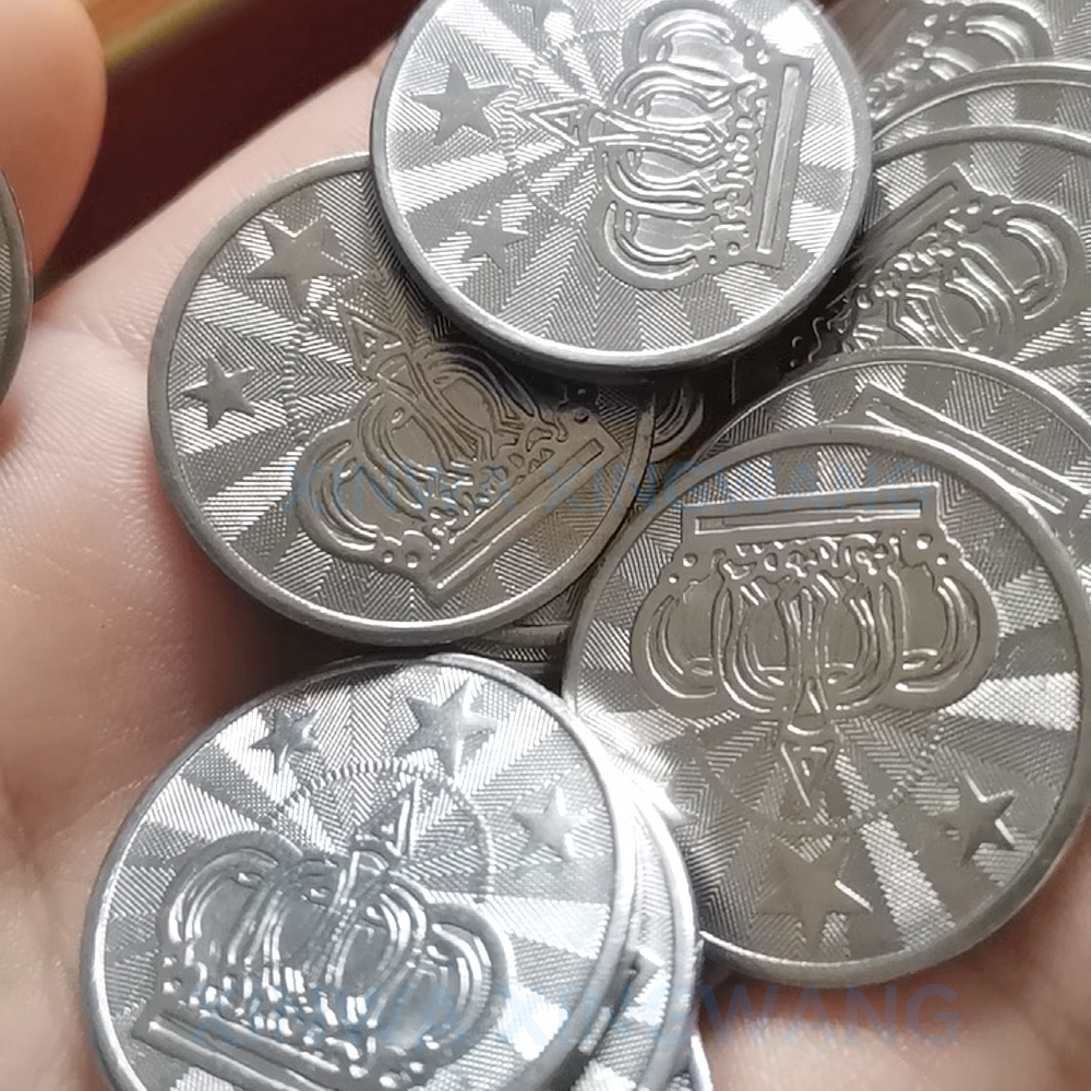 100PCS  Coins Tokens Stainless - Arcade Games Vending reseña y precio