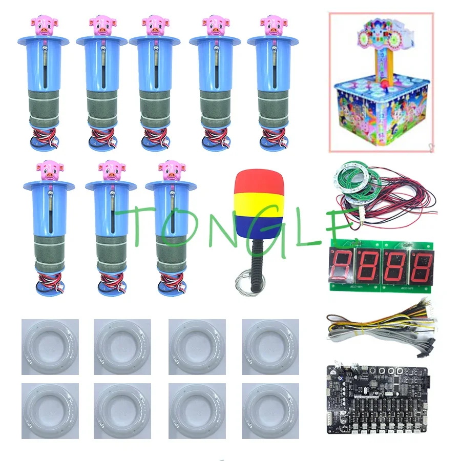 Motherboard with Wires and 8 H - Whack A Mole Arcade reseña y precio