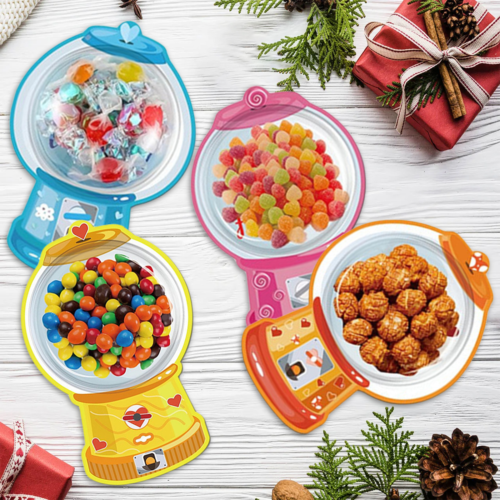 18/36 Pack Valentine Candy Hol - Bubble Gum Machine reseña y precio