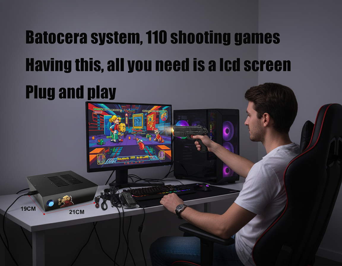 Batocera Game System With Dual - Gun Shooting Arcade reseña y precio