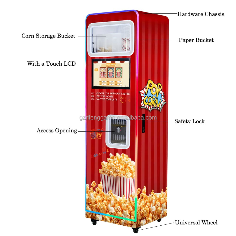 Professional Custom Commercial - Popcorn Vending Machine reseña y precio