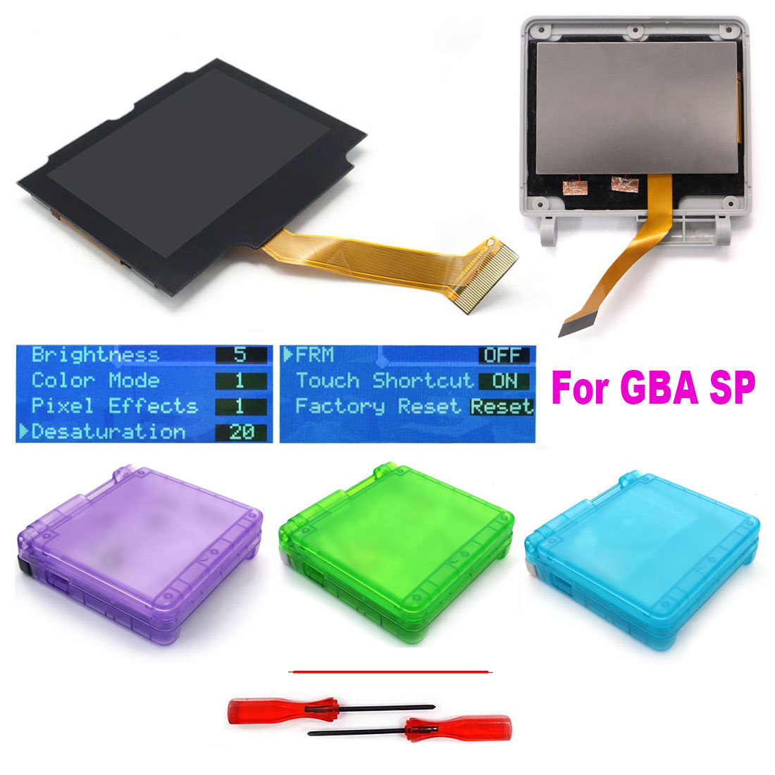 HISPEEDIDO For GBA SP IPS V5 S - Lcd Screen Arcade reseña y precio