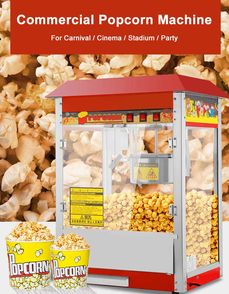 Commercial Popcorn Machine Ele - Popcorn Vending Machine reseña y precio