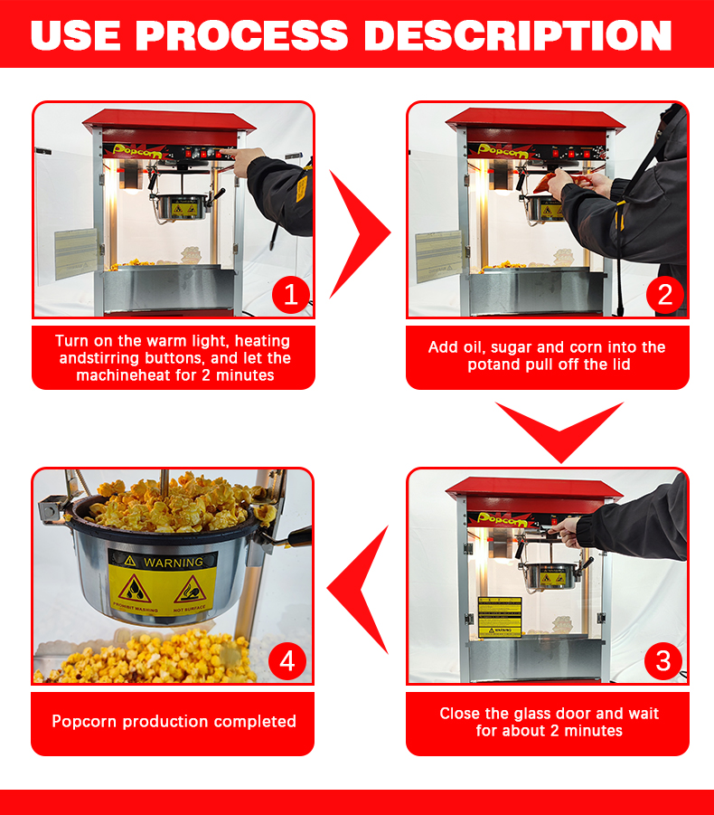 Commercial Popcorn Machine Ele - Popcorn Vending Machine reseña y precio